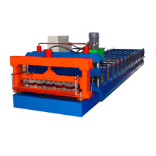 Glazed roof tile cold roll forming machine 1000 mm.